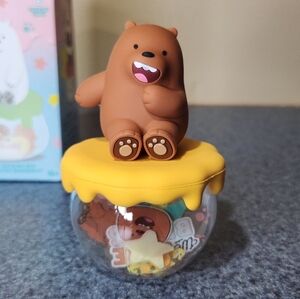 We bare bears x Miniso Grizz Jar